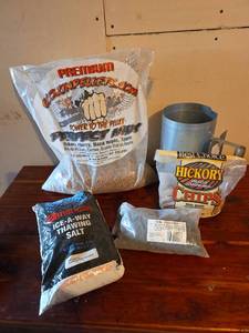 lot 3061 image: BBQ Smoking Kit - Wood Chips, Pellets and Accessories