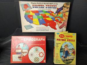 lot 3046 image: Vintage Games And Puzzle