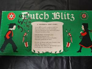 lot 3052 image: Vintage Dutch Blitz Card Game with Instructions by Daystar Company