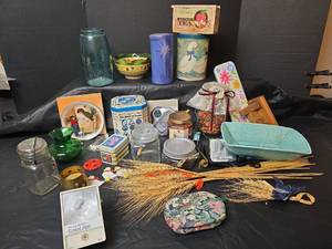 lot 3067 image: Assorted Lot - Red Wing Turquoise Dish, NIB Handheld Game and More