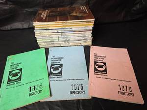 lot 3110 image: Moundridge Telephone Company Directory Collection 1975-2018