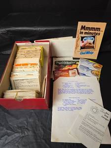 lot 3115 image: Recipe Card Collection