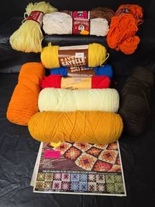 lot 3120 image: Assorted Yarns- Knitting and Rug