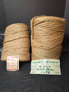 lot 3122 image: Natural Jute Cord Bundle