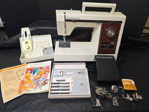 lot 3139 image: Kenmore Solid State Sewing Machine Model 1781 with AccessoriesAttachments