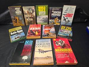 lot 3146 image: World War II Military Literature Collection - 12 Paperback Books