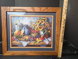 lot 3149 image: Country Garden Still Life Framed Print