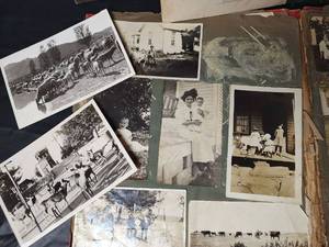 lot 3161 image: Vintage 1920s-1930s Family Photo Collection with Album, Includes Post Cards