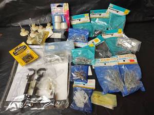 lot 3170 image: Hardware Lot - Assorted Curtain Hardware and Accessories
