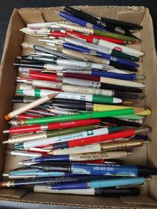 lot 3177 image: Promotional Advertising Pens Collection - Kansas Business