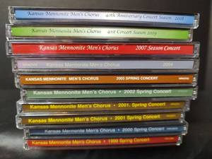 lot 3189 image: Kansas Mennonite Mens Chorus CD Collection 1999-2009