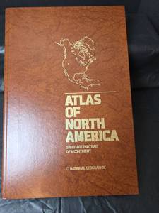 lot 3194 image: National Geographic Atlas of North America Space Age Portrait