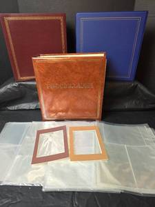 lot 3195 image: Photo Album Collection Set with Photo Sleeves