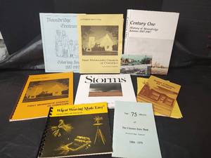 lot 3219 image: Vintage Moundridge Kansas Historical Book Collection and More