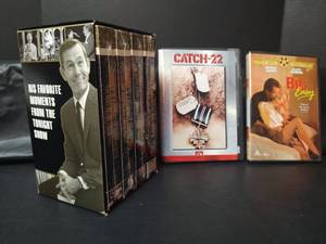lot 3222 image: Tonight Show Johnny Carson DVD Collection with Bonus Movies