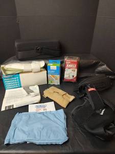 lot 3278 image: Medical Support Bundle with Aircast and Accessories