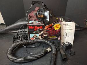 lot 3280 image: Dirt Devil 500 Royal Hand Vacuum Value Pack with Attachments and 25 Foot Cord