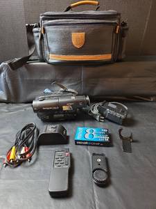 lot 234 image: Sony Handycam Video 8 CCD-TR76 with Accessories