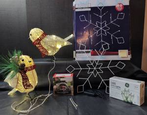 lot 241 image: Miscellaneous Christmas Light Up Decor