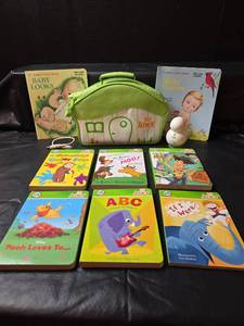 lot 247 image: LeapFrog Tag Junior Book Set with Carrying Case and 2 Wipe Clean Books