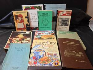 lot 380 image: Collection of Community and Church Cookbooks from Kansas