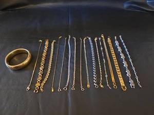 lot 437 image: Mixed Metal Bracelet Collection