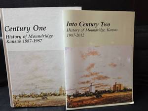 lot 489 image: Moundridge Kansas History Books Set (1887-2012)