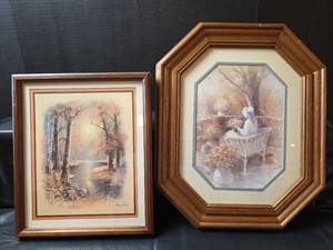 lot 501 image: Framed Landscape Art Prints