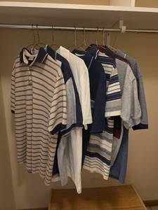 lot 526 image: Mens Polo Shirt Collection - Mixed Brands Size Medium