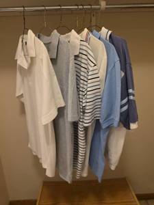 lot 527 image: Mens Polo Shirt Collection Size Medium
