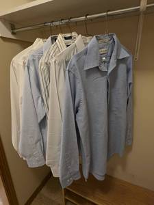 lot 530 image: Mens Designer Dress Shirts Collection Size 15.5-16.5 3435