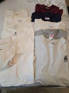 lot 543 image: Mixed T-Shirt Lot - Basic Tees Collection Mens Large