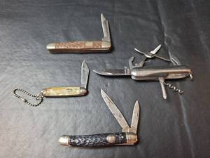 lot 589 image: Collection of Multi-Tool Pocket Knives