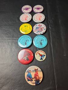lot 590 image: 1990s Black Kettle Festival Button Collection and More