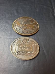 lot 594 image: Excel Hustler Belt Buckles
