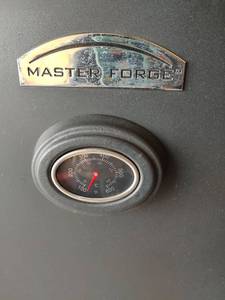 lot 8 image: Masterforge Propane Gas Vertical Smoker, Two Door