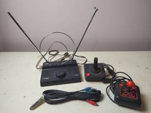 lot 5043 image: Joystick, Slik Stik & TV Antenna including Cables