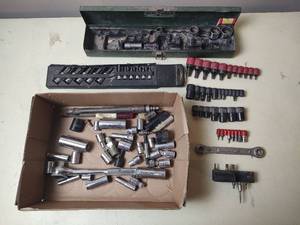 lot 5046 image: Tools Socket Set, Extensions, Ratchets and More