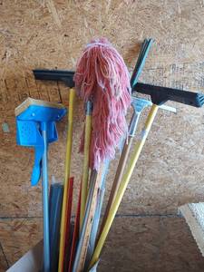 lot 5073 image: Cleaning Tools, Mops, Yardsticks and More