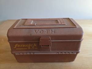 lot 6005 image: Tackle Box with RC Airplane Parts