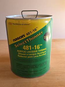 lot 6007 image: DuPont Nason 481-16 Select Thinner 5 Gallon Can (EMPTY)