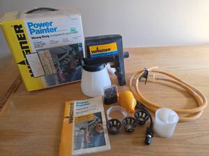 lot 6009 image: Wagner Power Painter Series 200 Heavy Duty Paint Sprayer Set