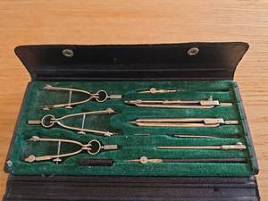 lot 6029 image: Vintage Bear Brand Professional Drafting Set