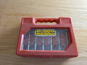 lot 6040 image: Wisdom 7-Piece Forstner Bit Set