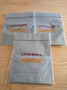 lot 6075 image: LiPo Safe Battery Charging Bags