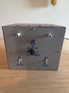 lot 6140 image: Industrial Control Panel Box with Pilot Switch