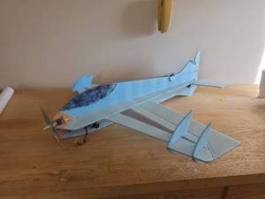 lot 6165 image: RC Foam Model Airplane with Motor Mount