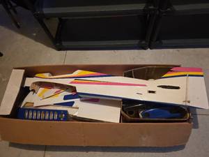 lot 6168 image: RC Model Aircraft Kit Sport Plane