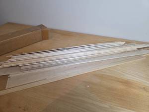lot 6172 image: SIG Model Aircraft Balsa Wood Strips 316in x 3in x 36in
