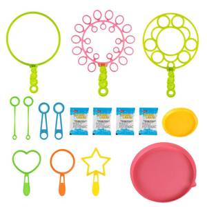 lot 4175 image: Bubble Wands kit Party Favors for Kids Bulk Toys Party Supplies Christmas Birthday Wedding Bath Time Gifts for Boys Girls (Various) - Retail $10